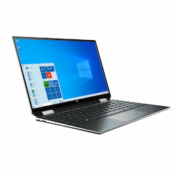 HP (2H3T8PA#ACJ) Spectre x360 13-aw2069TU Core i7 11th Gen Windows 10 Professional 2-in-1 Laptop 16GB RAM 1TB SSD Intel Iris Xe Graphics MS Office, 33.78cm, Poseidon Blue Aluminum