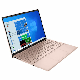 HP Pavilion Aero Ryzen 5 Hexa Core 5600U 16 GB 512 GB SSD Windows 10 Home 13-BE0190AU Thin and Light Laptop 13.3 inches, Pale Rose Gold, 0.97 kg