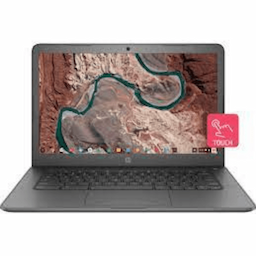 HP Chromebook Intel Core N3350 Processor 14" (35.56cms) Thin and Light Touchscreen 4GB 64GB onboard + Additional Cloud storage 256GB Expandable Chrome OS Backlit Chalkboard Grey 1.5kg, 14-ca002TU