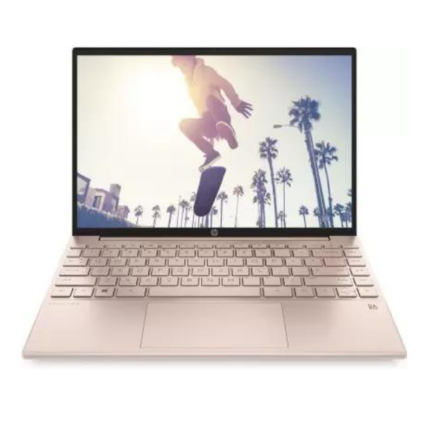 HP Pavilion Aero Ryzen 5 Hexa Core 5600U 16 GB 512 GB SSD Windows 10 Home 13-BE0190AU Thin and Light Laptop 13.3 inches, Pale Rose Gold, 0.97 kg