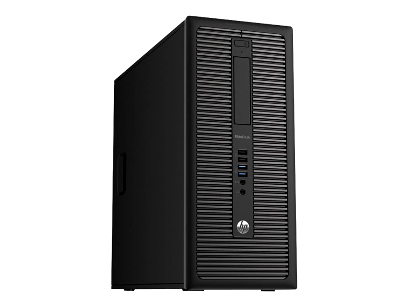 HP EliteDesk 800 G1 Tower PC - C8N27AV 4th Gen Intel Core i7 4 GB RAM 500 GB SSD Windows 7 Pro Black