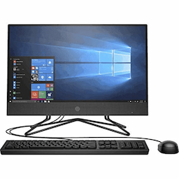 HP 1K0M8PA All-in-One Desktop, AMD Athlon 64, 8 GB RAM, 1 TB, Windows 10, Black