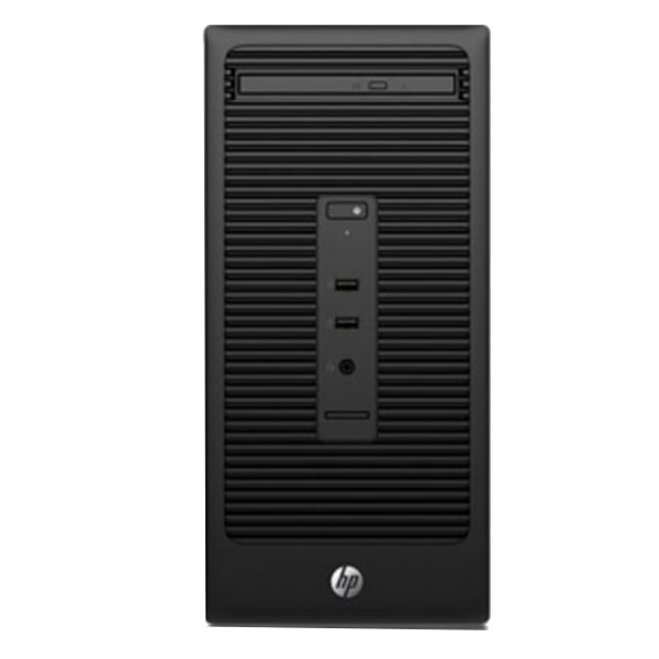 HP 389A1PA Slim Tower Desktop 4 GB, 1 TB, DOS, Intel Core i3, Black