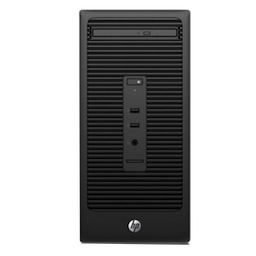 HP 389A1PA Slim Tower Desktop 4 GB, 1 TB, DOS, Intel Core i3, Black