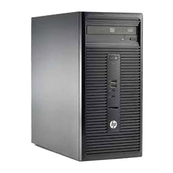 HP 389A1PA Slim Tower Desktop 4 GB, 1 TB, DOS, Intel Core i3, Black