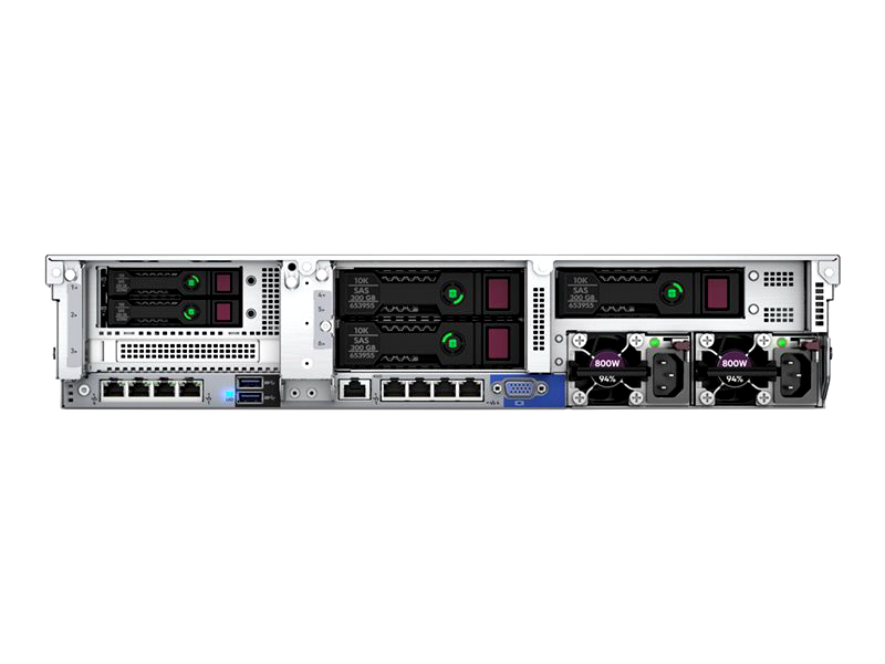 HPE ProLiant DL380 PS Server, Gen10, 6234 1P, 32GB-R, S100i, NC, 8SFF, 800W
