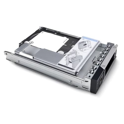 Dell 2.4TB 10K RPM SAS 12Gbps 512e 2.5in Hot-plug drive 3.5in Hybrid Carrier