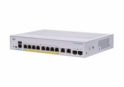 Cisco CBS350-8P-E-2G Managed Switch, 8 Port GE, PoE, Ext PS, 2x1G Combo, Limited Lifetime Protection