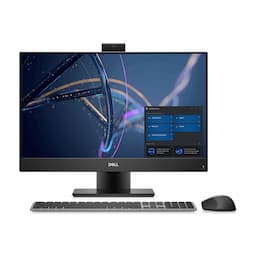Dell OptiPlex AIO 7400 (Black) All in one Desktop, Intel Core i5-12500, 8 GB RAM, 512GB SSD, 24"FHD, No ODD, 3 Yrs, HAS, Camera, Intel Wifi + BT, Windows 10 Pro