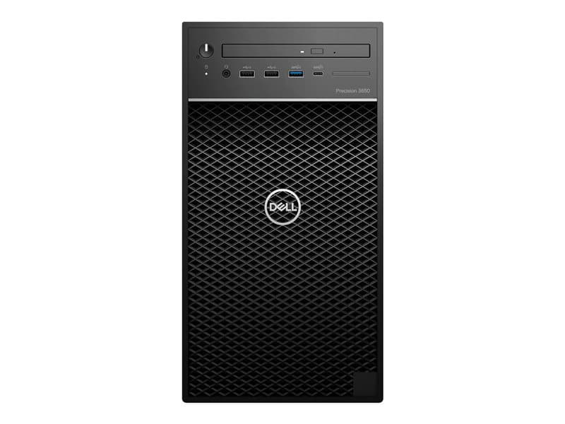 Dell, Black Worstation, Core Xeon W-1350 (6 Core, 12M cache)/ 8GB/ 1 TB/ Ubuntu/ No Monitor/ DVDRW/ 3 years+ 3 years ADP/ 460W with SD Card.