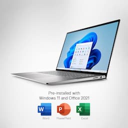 Dell Inspiron 3520 (D560877WIN9S) Platinum Silver Gaming Laptop, 12th Gen Intel Core I5-1235U, 8GB RAM, 1TB HDD + 256 SDD, 15.6 Inches,  NVIDIA GeForce MX550, 1.63 Kg, Windows 11
