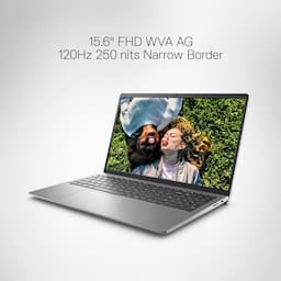 Dell Inspiron 3520 (D560924WIN9G) Silver Laptop, Intel i5-1235U, 8GB RAM, 512GB SSD, 15.6" (39.62Cms) FHD WVA AG 120Hz 250 nits, Backlit KB,  1.65Kg, Windows 11