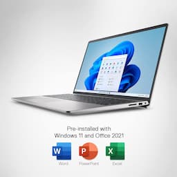 Dell Inspiron 3520 (D560924WIN9G) Silver Laptop, Intel i5-1235U, 8GB RAM, 512GB SSD, 15.6" (39.62Cms) FHD WVA AG 120Hz 250 nits, Backlit KB,  1.65Kg, Windows 11
