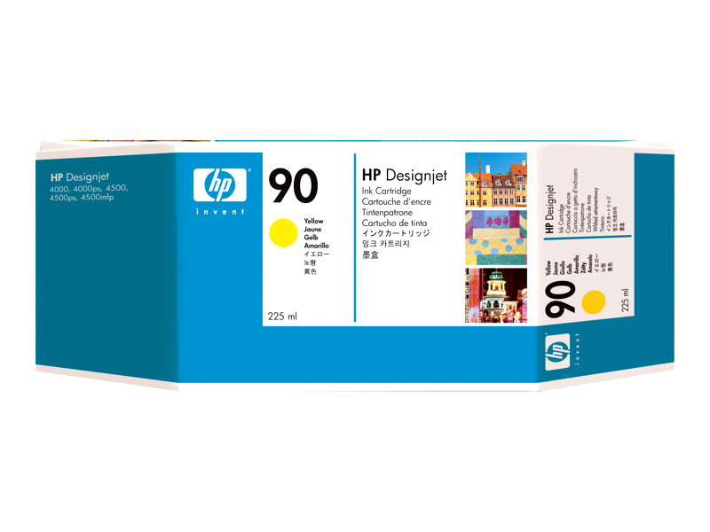 HP 90 - yellow - original - ink cartridge