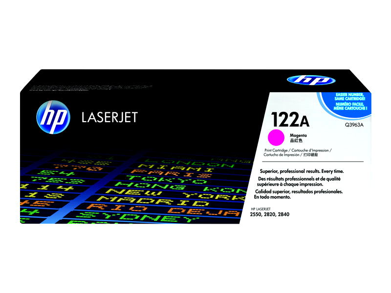HP 122A - magenta - original - LaserJet - toner cartridge (Q3963A)