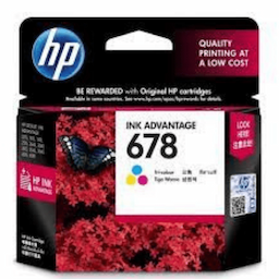 HP 678 Tri-color original Ink Advantage Cartridge (CZ108AA)