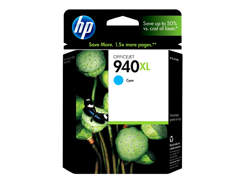 HP 940XL - High Yield - cyan - original - ink cartridge