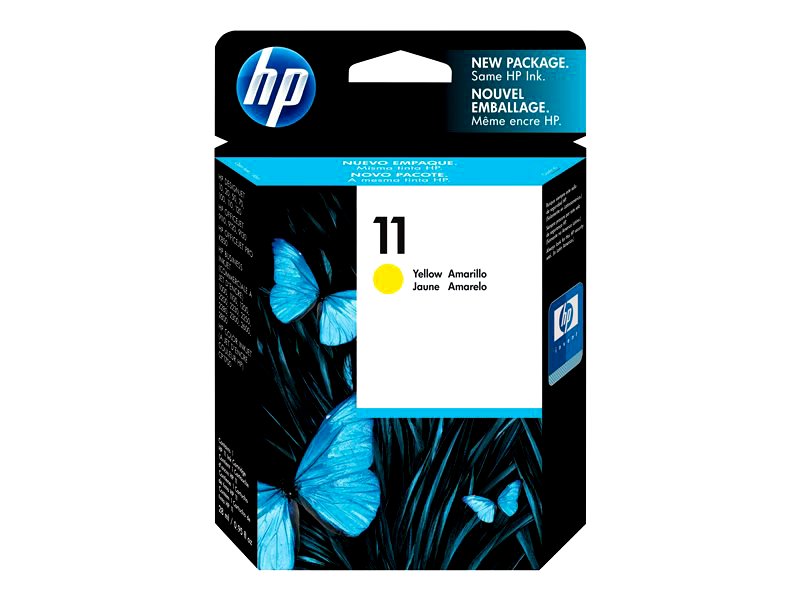 HP 11 - yellow - original - ink cartridge