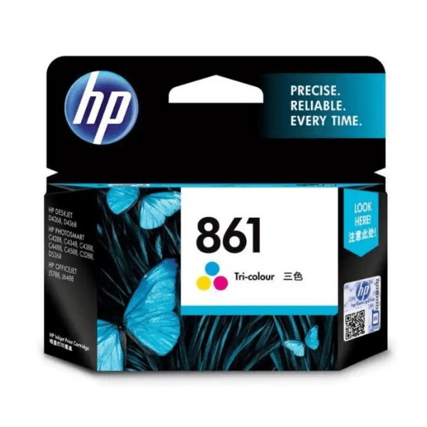 HP 861 - CB337ZZ Tri-color Original Ink Cartridge