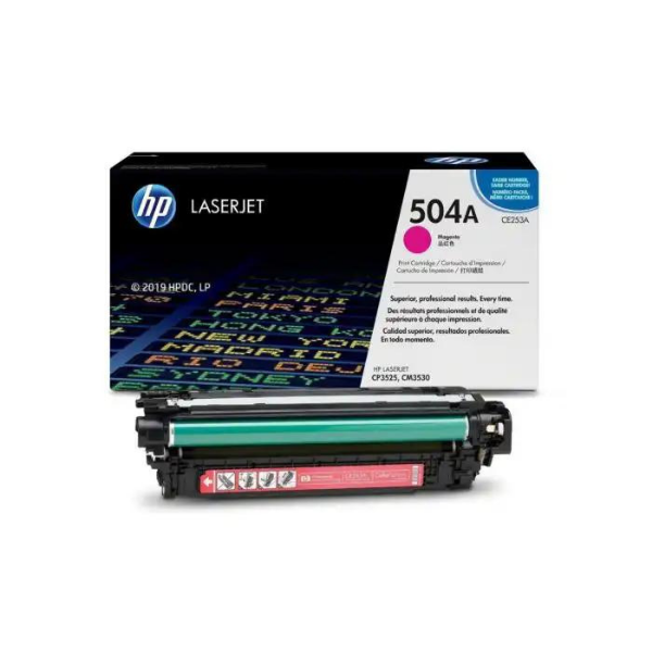 HP 504A - Magenta - Original - LaserJet - Toner Cartridge (CE253A)