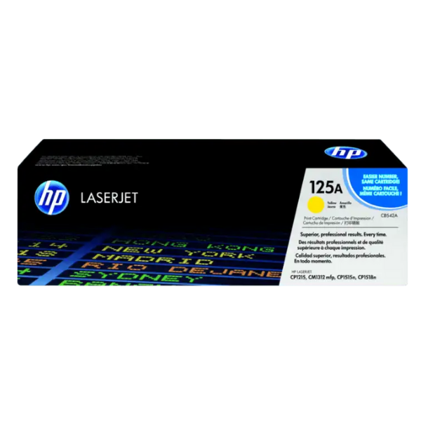 HP 125A - Yellow - Original - LaserJet - Toner Cartridge (CB542A)