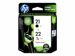 HP 21/22 - 2-pack - black, colour (cyan, magenta, yellow) - original - ink cartridge