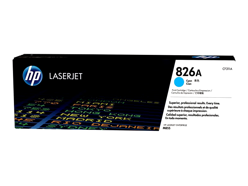 HP 826A - Cyan - Original - LaserJet - Toner Cartridge (CF311A)