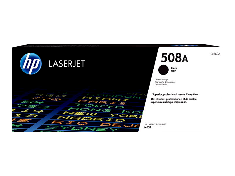 HP 508A - Black - Original - LaserJet - Toner Cartridge (CF360A)