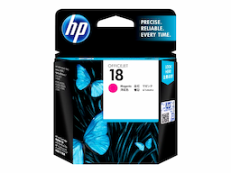 HP 18 - magenta - original - ink cartridge