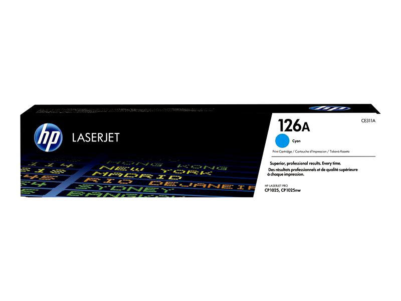 HP 126A - cyan - original - LaserJet - toner cartridge (CE311A)
