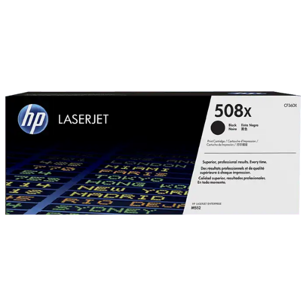 HP 508X - CF360XC High Yield Black Original LaserJet Toner Cartridge