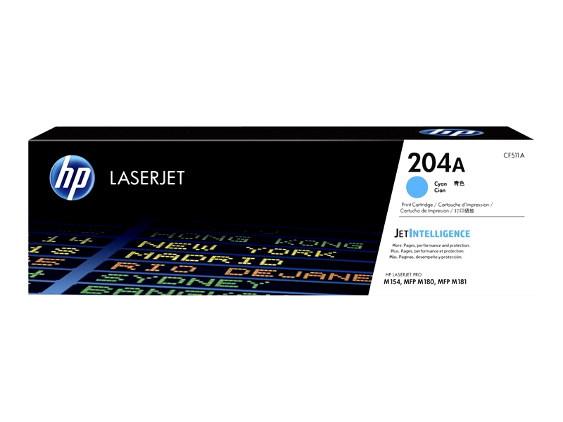 HP 204A - cyan - original - LaserJet - toner cartridge (CF511A)
