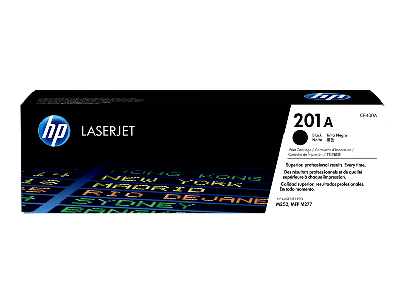 HP 201A - black - original - LaserJet - toner cartridge (CF400A)