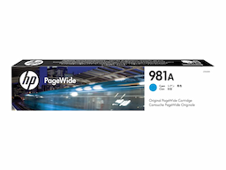 HP 981A - cyan - original - PageWide - ink cartridge