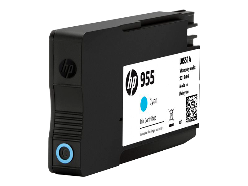 HP 955 - cyan - original - ink cartridge