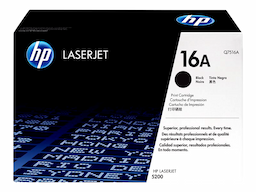 HP 16A - black - original - LaserJet - toner cartridge (Q7516A)
