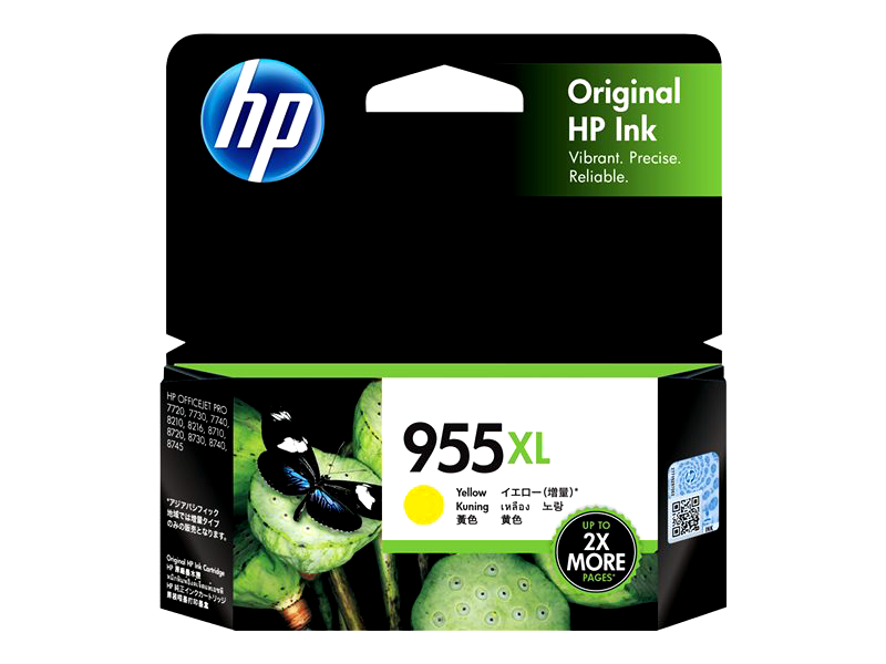 HP 955XL - High Yield - yellow - original - ink cartridge