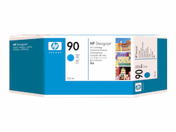 HP 90 - cyan - original - ink cartridge