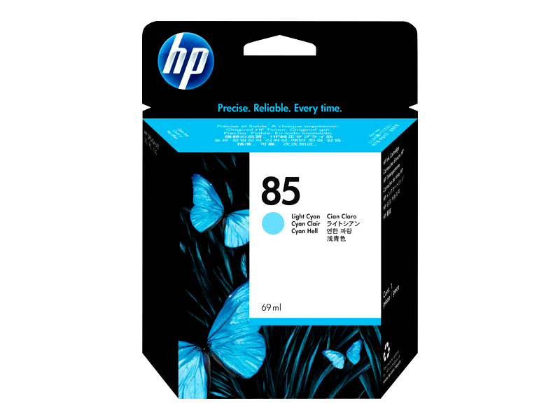HP 85 - high capacity - light cyan - original - DesignJet - ink cartridge