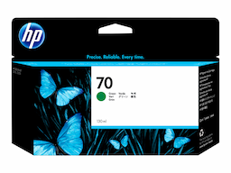 HP 70 - green - original - DesignJet - ink cartridge