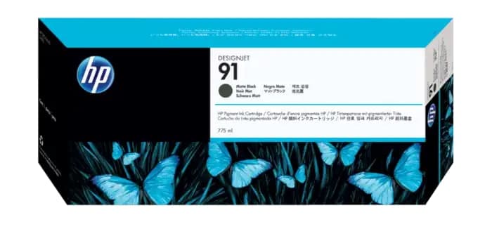 HP 91 - matte black - original - DesignJet - ink cartridge