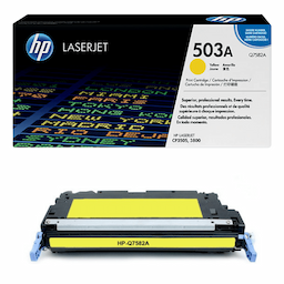 HP 503A - yellow - original - LaserJet - toner cartridge (Q7582A)