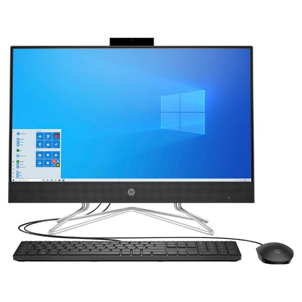 HP Ryzen 3 3A7V9PA#ACJ All-in-One Desktop, 21.5 Inches, 8 GB, 1 TB, Windows 10, AMD Ryzen 3, Black