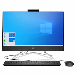 HP Ryzen 3 3A7V9PA#ACJ All-in-One Desktop, 21.5 Inches, 8 GB, 1 TB, Windows 10, AMD Ryzen 3, Black