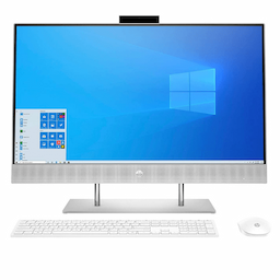 HP 27 dp1117 22U36AA#ACJ All-in-One Desktop, 27 Inches, 16 GB, 1 TB, Windows 10, Intel Core i5, Silver