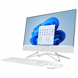 HP All-in-One PC -22-DD0302IN AMD Ryzen 3 8 GB RAM 1 TB HDD 21.5" Windows 11 Snow White