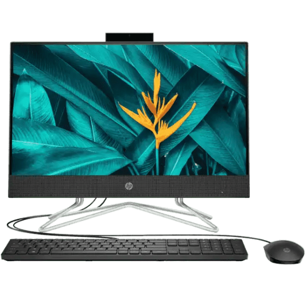 HP All-in-One PC - 22-DF1171IN Intel Core i3 8 GB RAM 1 TB HDD 21.5" Windows 11 Jack Black