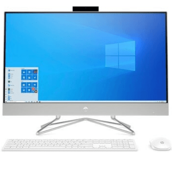 HP All-in-One PC -22-DD0302IN AMD Ryzen 3 8 GB RAM 1 TB HDD 21.5" Windows 11 Snow White