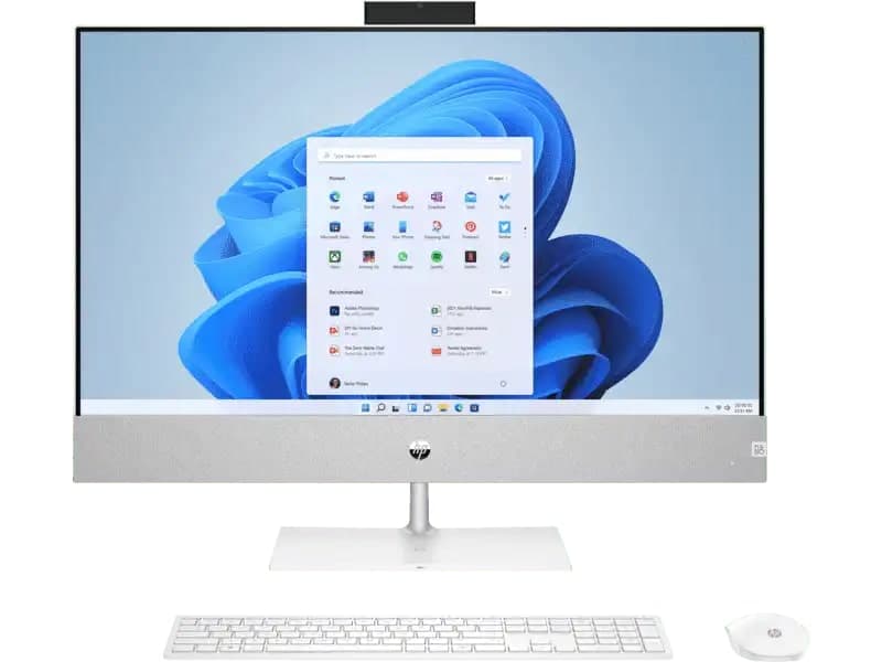 HP Pavilion 27-ca1234in All-in-One Desktop PC, 12th Generation Intel Core i5, 8 GB DDR4, 256 GB SSD, Intel UHD Graphics 730, 8.3 kg, 27" Inch Display, Windows 11 Home