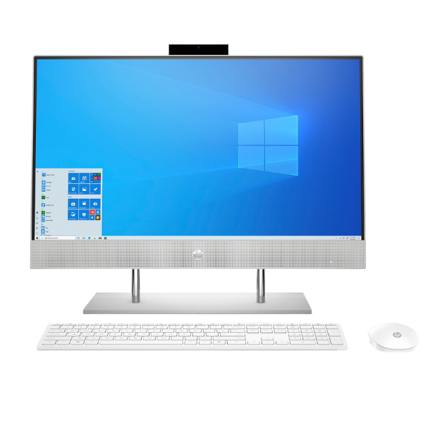 HP 24 dp0817 22X62AA#ACJ All-in-One Desktop, 23.8 Inches, 8 GB, 512 GB, Windows 10, Intel Core i3, Silver